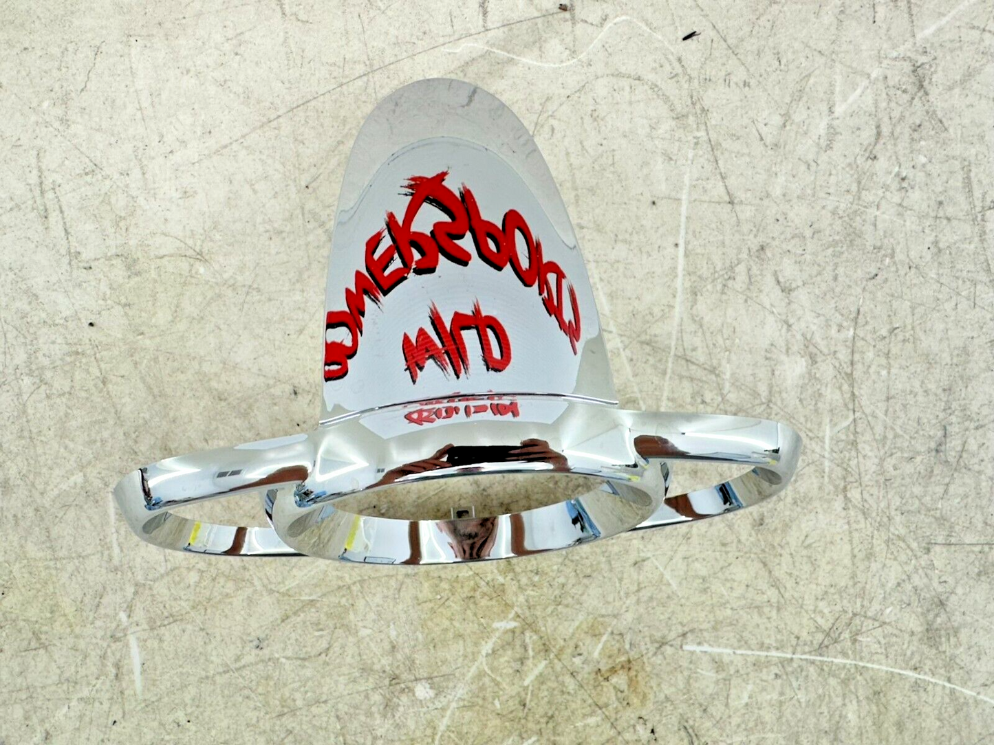 2003 Harley Davidson V Rod VRSCA Chrome Gauge Cluster Cover Bezel Speedo Meter