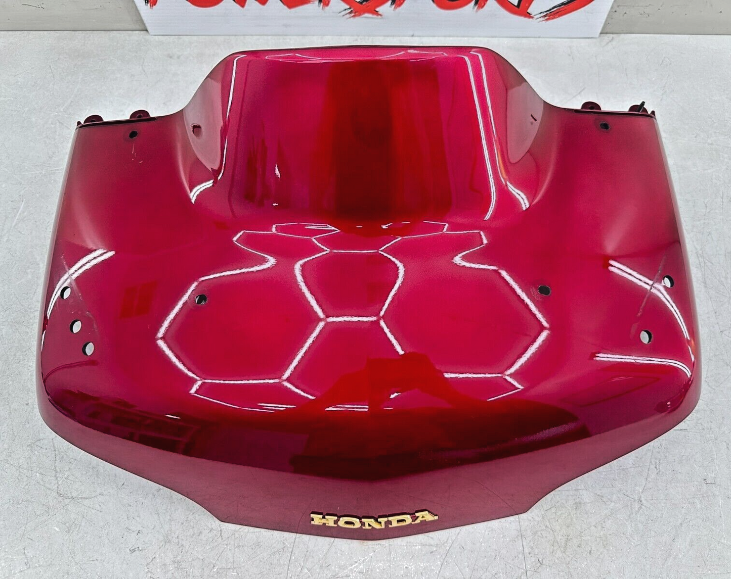 2004 Honda Goldwing GL1800 Rear Upper Top Trunk Lid Cover Fairing Red