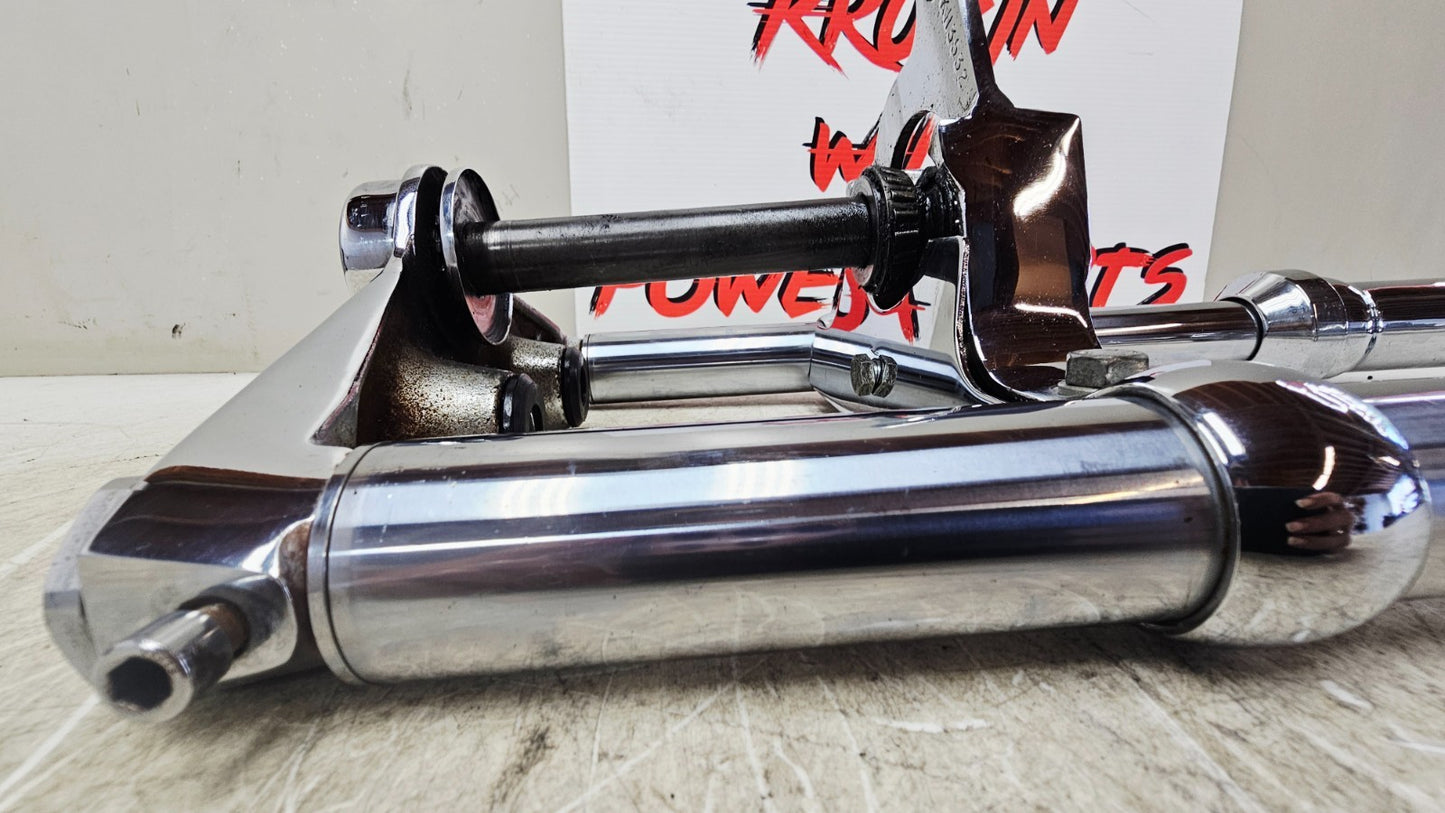 1993 HARLEY SOFTAIL Forks Triple Tree Suspension Chrome