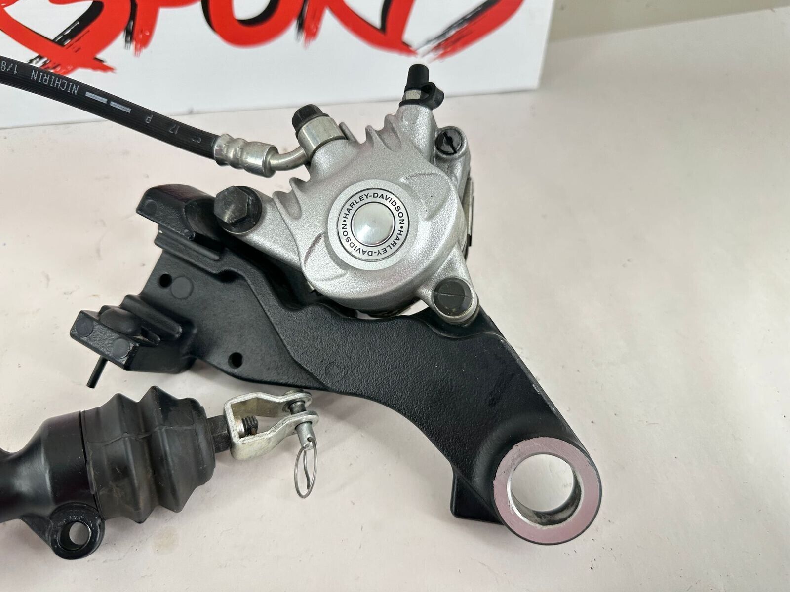 2012 HARLEY SPORTSTER CUSTOM Rear Brake Caliper + Master Cylinder