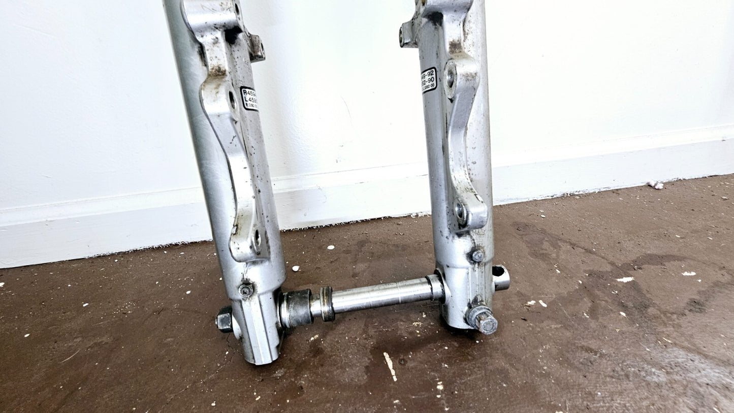 1995 HARLEY DYNA CONVERTIBLE Dual Caliper Rotor Forks Front End Triple Tree