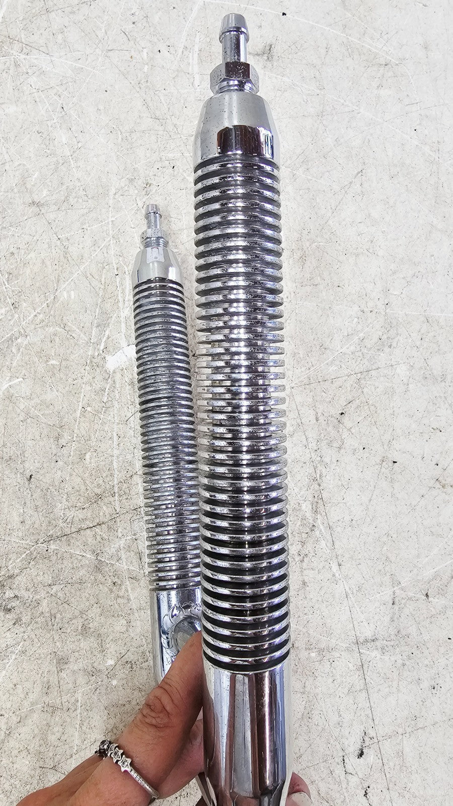 1993 HARLEY SOFTAIL Chrome Dual Oil Cooler Frame Mounted