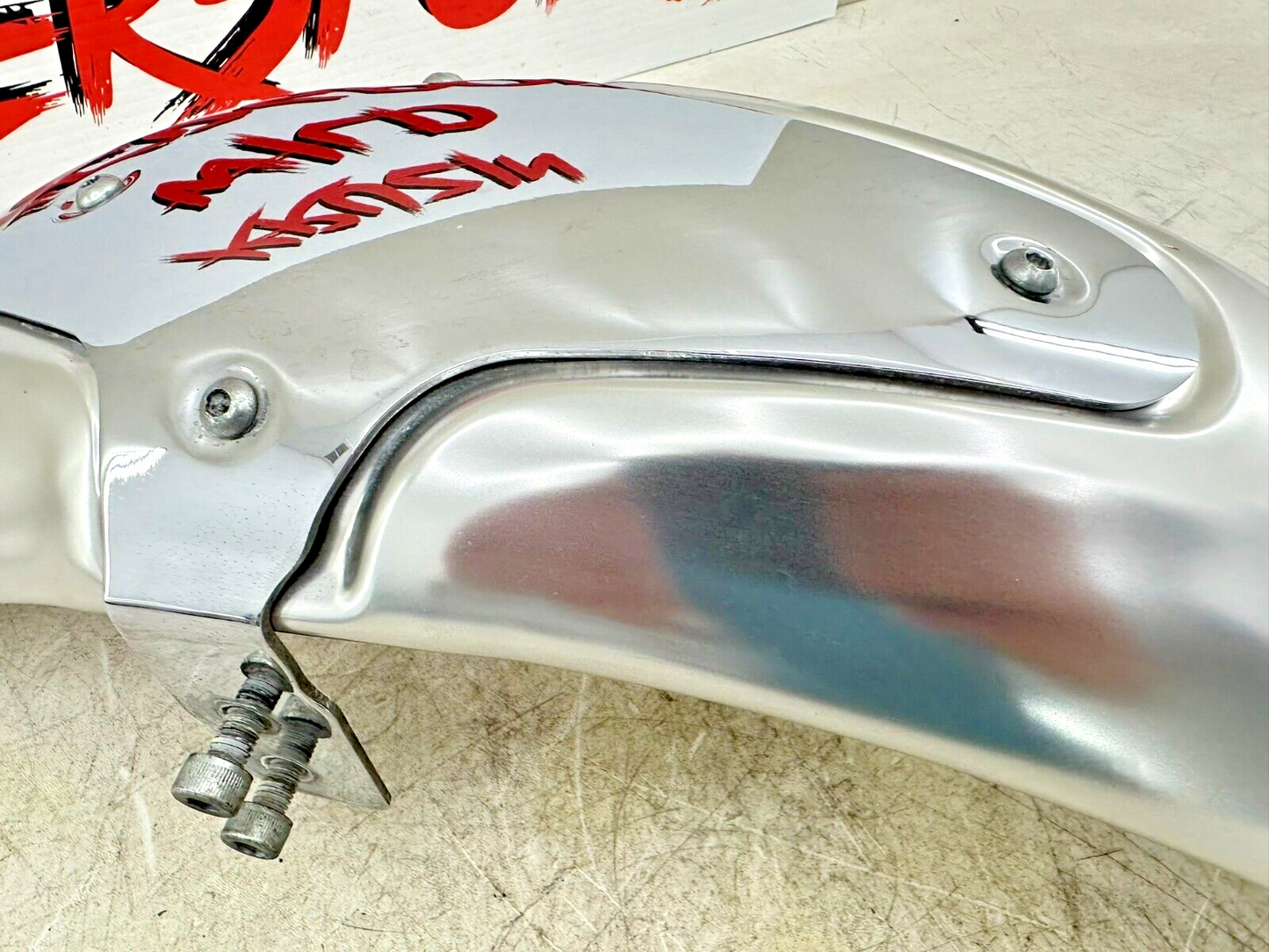 2003 Harley Davidson V Rod VRSCA 100th Anniversary Front Fender +Chrome Bracket
