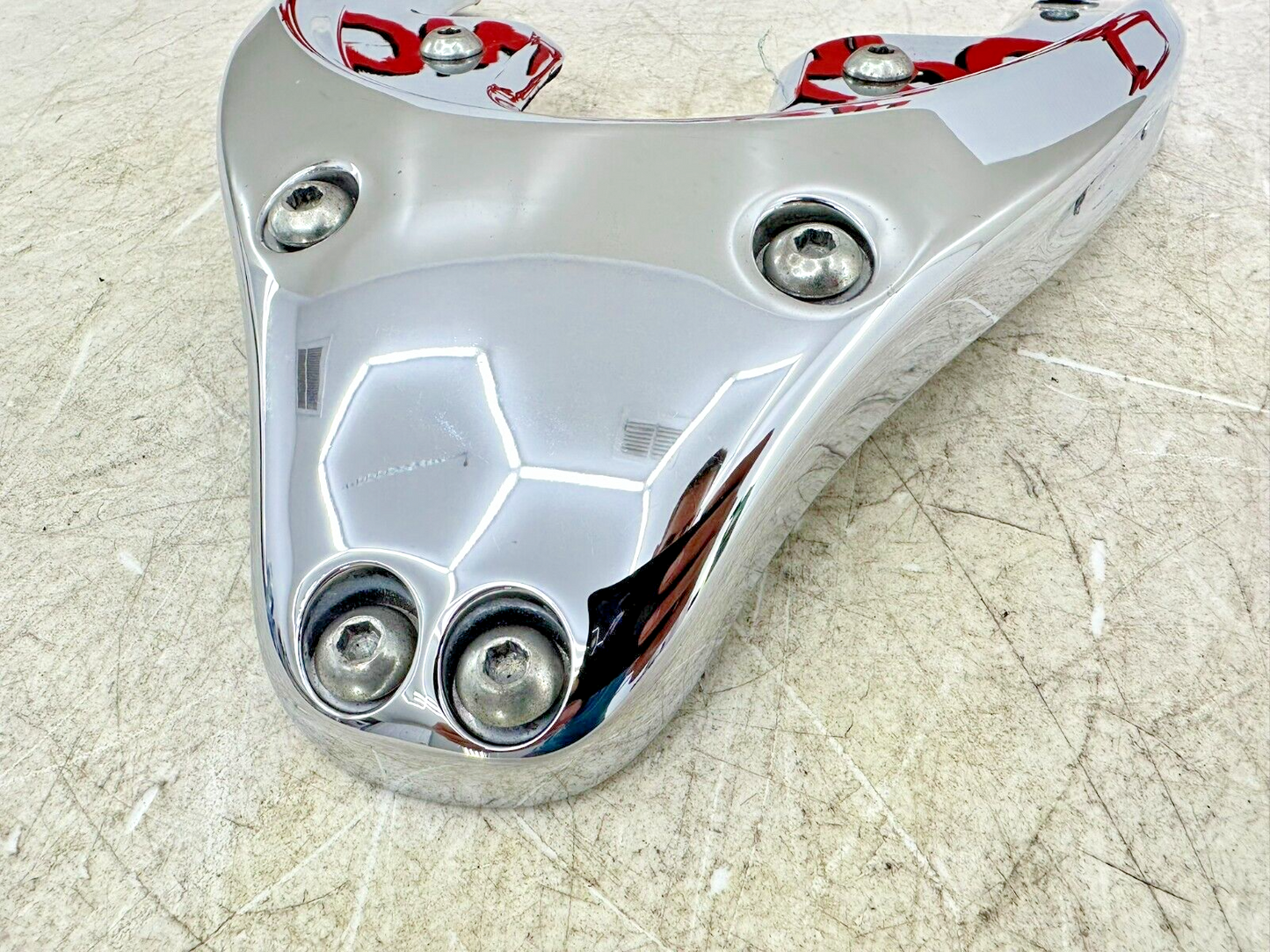 2003 Harley Davidson V Rod VRSCA Chrome Rear Fender Passenger Backrest Mounting