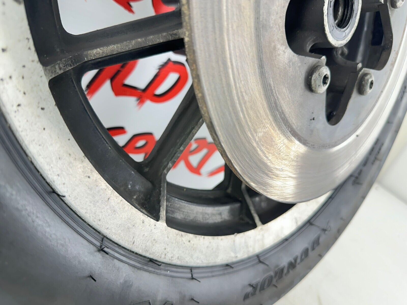 1999 HARLEY ELECTRA GLIDE 99 Down Rear Wheel Rim Tire 10 Spoke