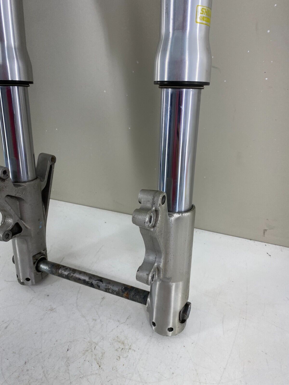 1999 HONDA VALKYRIE INTERSTATE Forks Triple Clamps Front Suspension Axle STR8