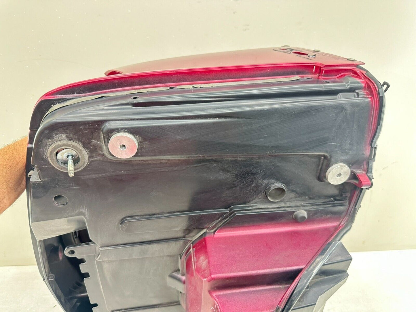 2004 Honda Goldwing GL1800 Red Lower Trunk Base Bottom Case 81111-MCA-0000