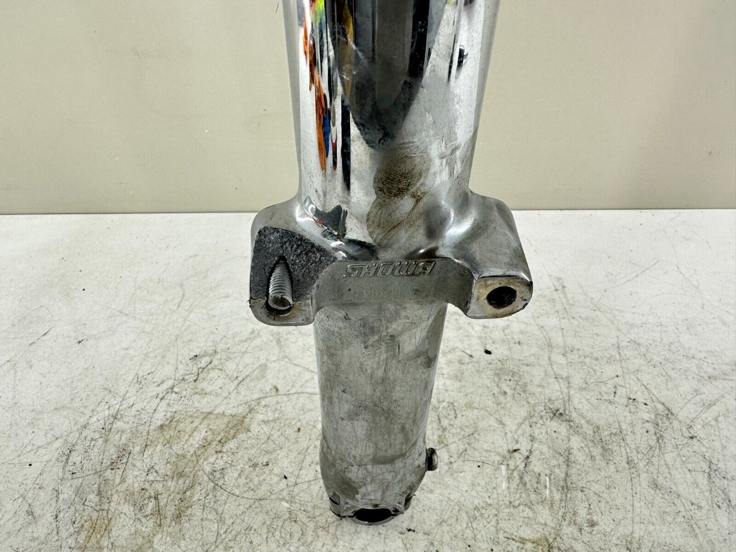 1999 HARLEY DAVIDSON SOFTAIL Front Fork Tube Chrome Lower ^Bent^ DAMAGED