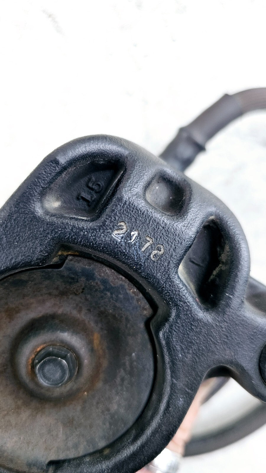 1999 HARLEY SOFTAIL Brake Master Cylinder Braided Hose Caliper