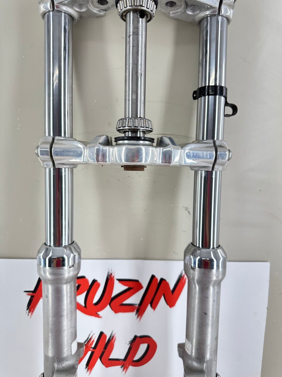 2012 HARLEY SPORTSTER CUSTOM Forks Triple Clamps Tree Front End 4K