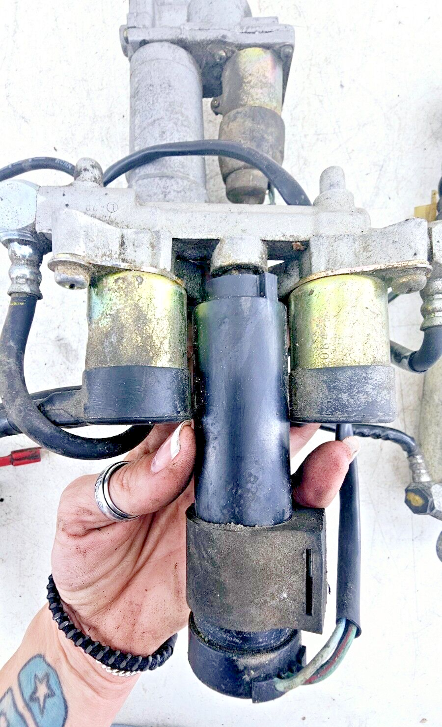 1993 HONDA GOLDWING GL1500 Rear Shocks Suspension Air Ride