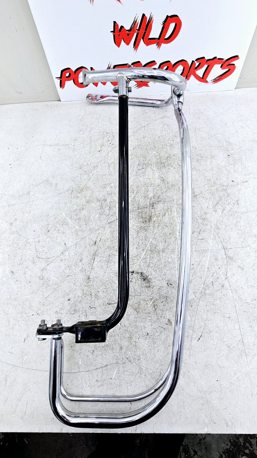 1998 HARLEY FLH ROADKING Chrome Saddlebag Surround Bumper Guard Bars