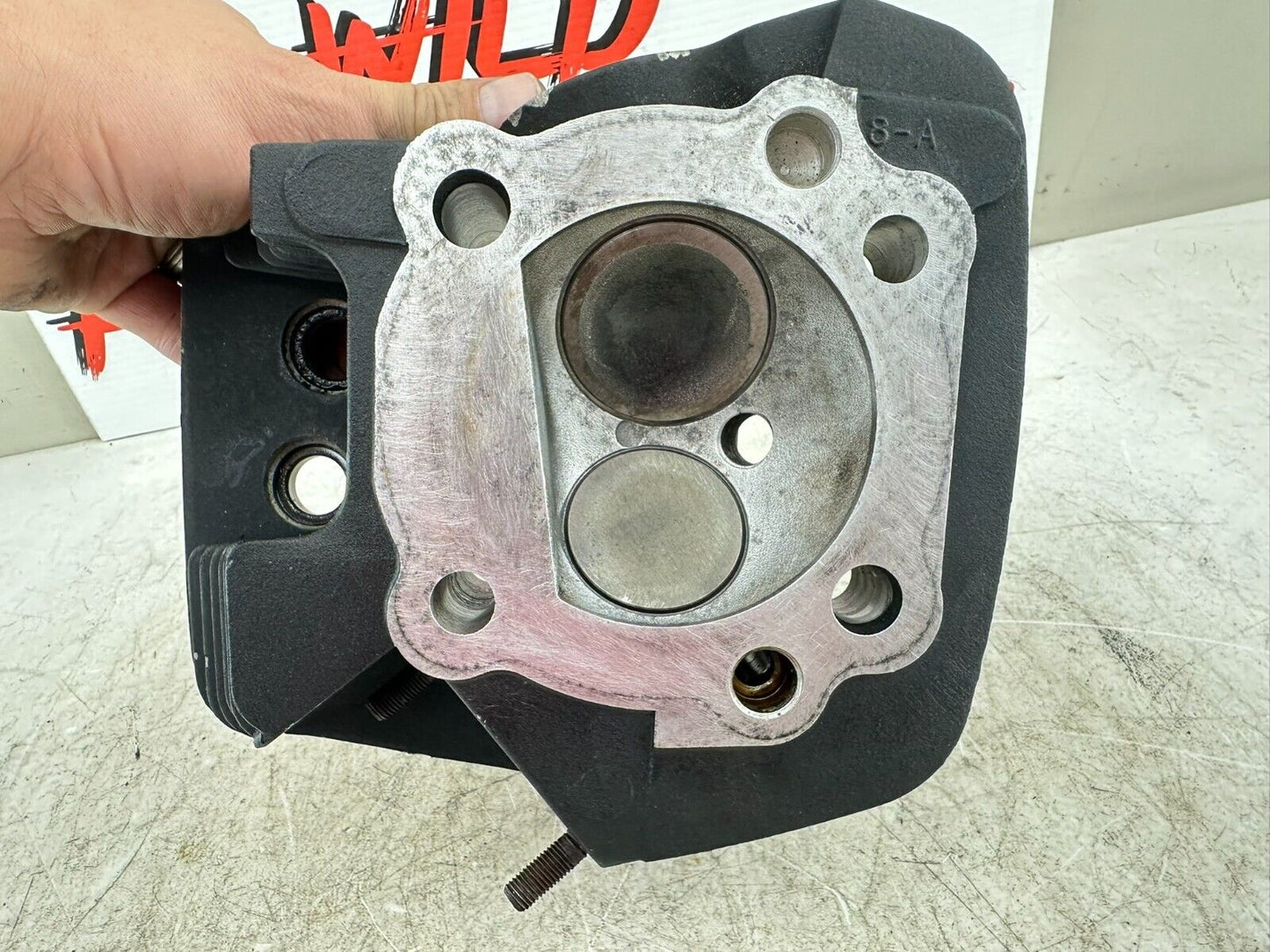 1995 HARLEY SOFTAIL EVO Engine Motor Rear Cylinder Head w/ Valves 16720-84C