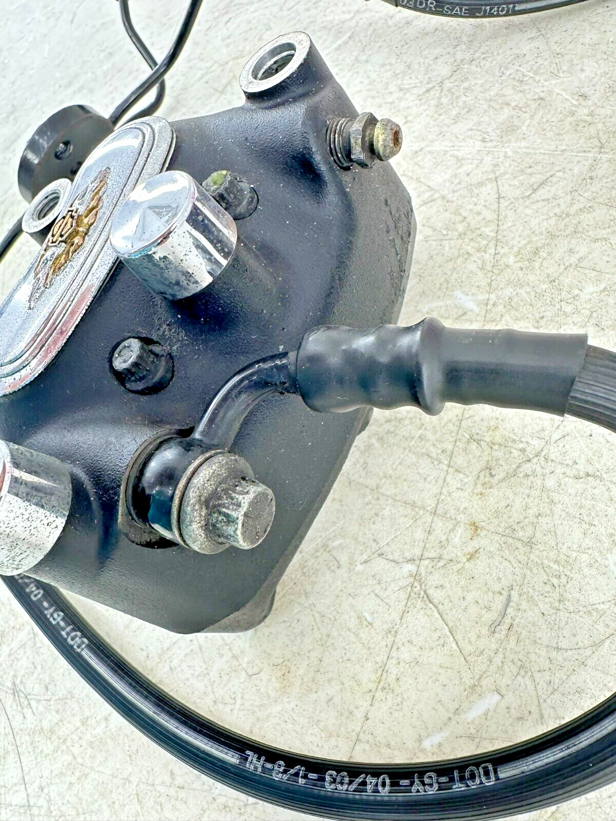 2000 up HARLEY ELECTRA GLIDE Right Left Front Brake Caliper + Hose