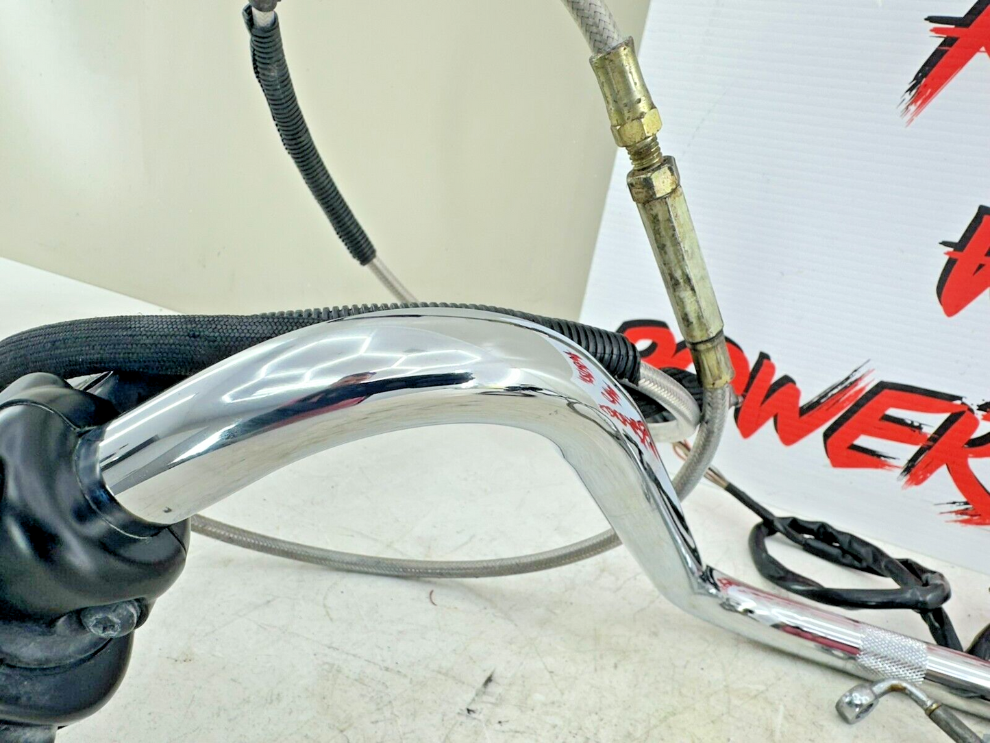 2002 HARLEY DYNA LOW RIDER Mini Apes Handlebars Hidden Wires Throttle + Clutch