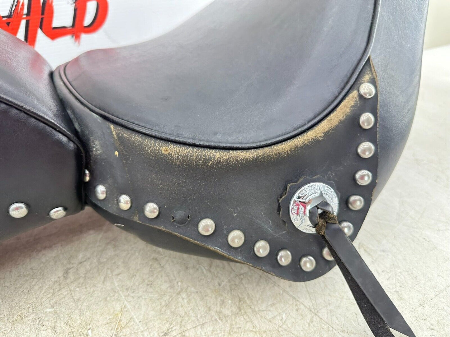 1995 HARLEY SOFTAIL Driver Passenger Seat Saddle 2 Up Studded