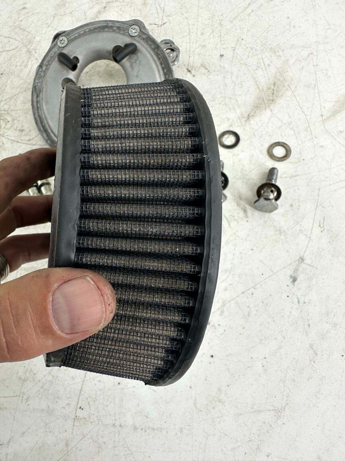 2003 HARLEY FLH ELECTRA GLIDE Air Filter Housing Backing Plate MTG Hardware