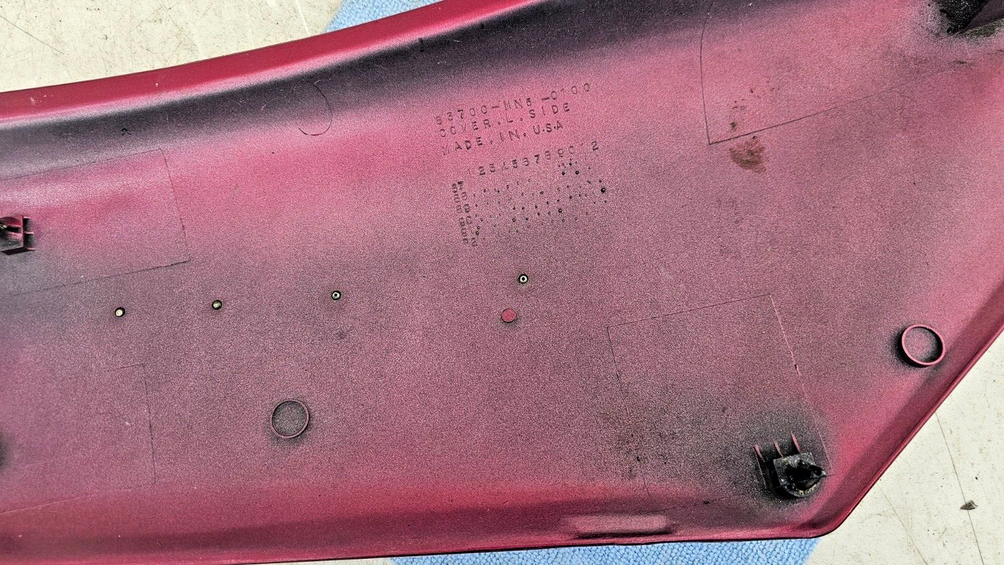 1993 HONDA GOLDWING GL1500 Left Side Cover Fairing Cowl Panel Red Fuse Box