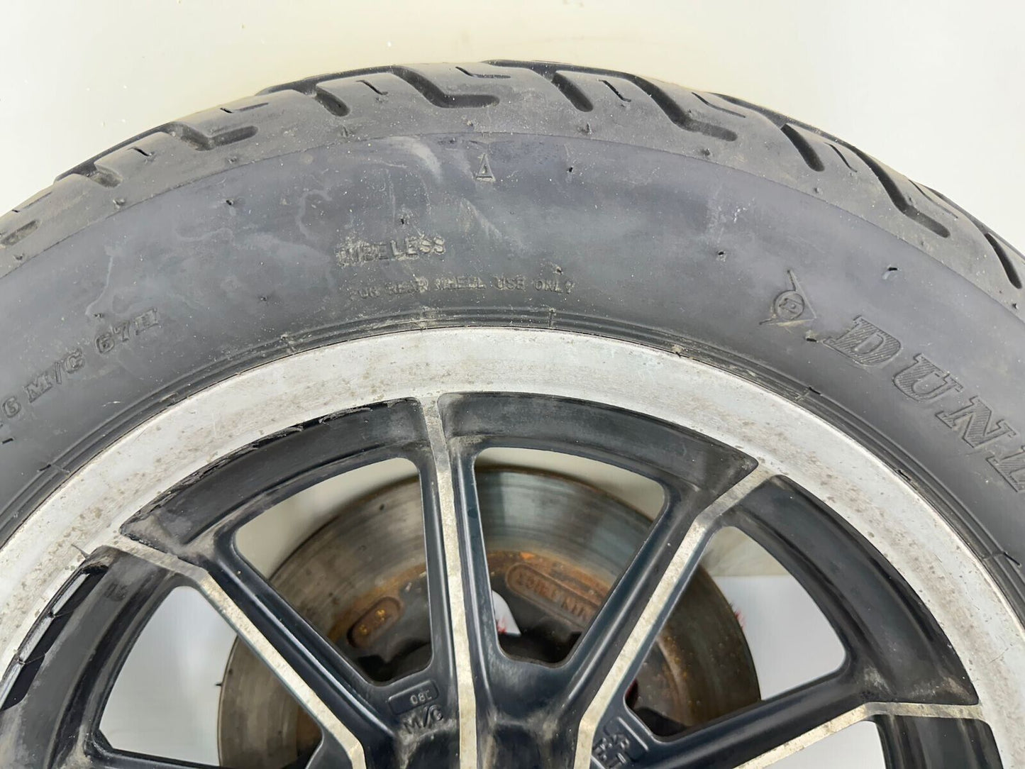 1999 HARLEY ELECTRA GLIDE 99 Down Rear Wheel Rim Tire 10 Spoke