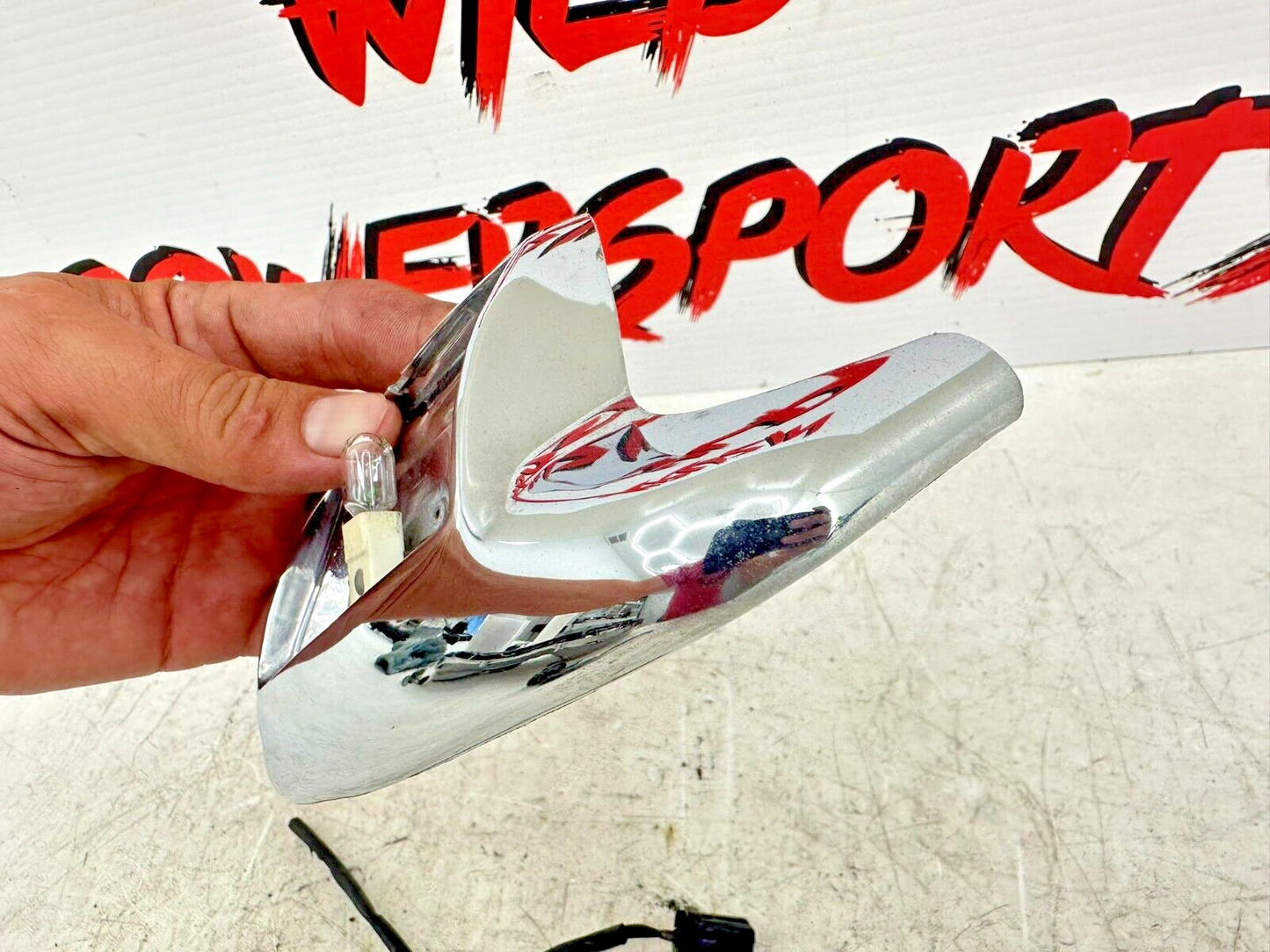1999 HARLEY FLH ELECTRA GLIDE Chrome Rear Fender Trim W/ Light