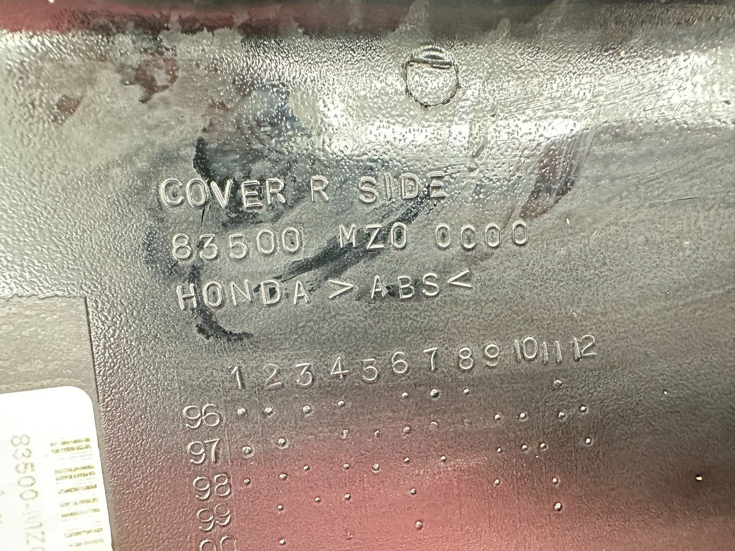 1999 HONDA VALKYRIE INTERSTATE Right Side Cover Fairing Cowel Panel