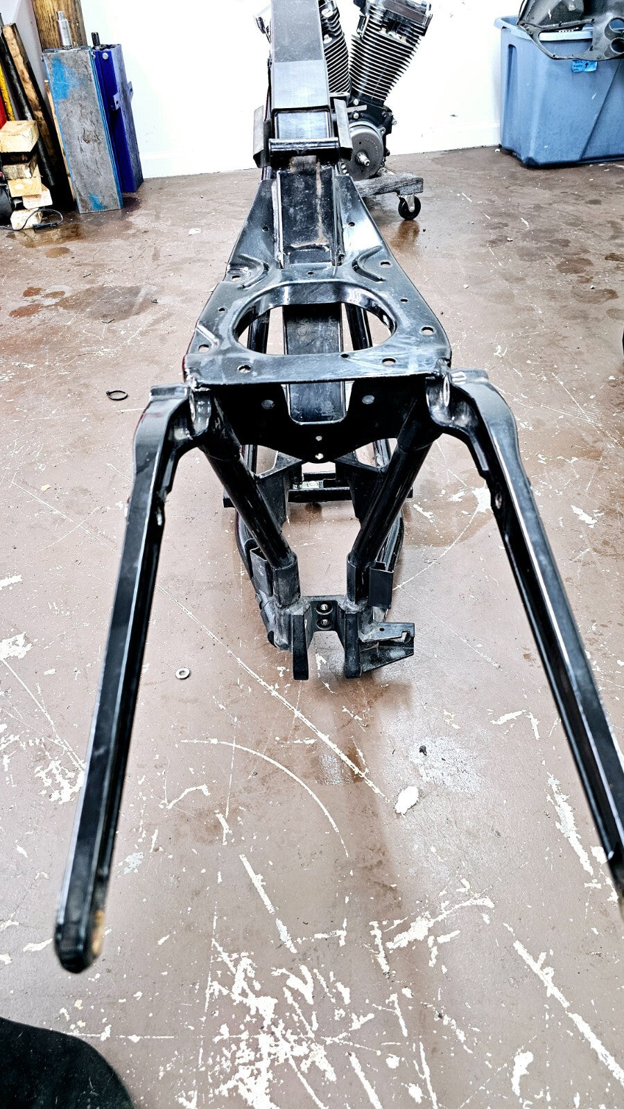 1995 HARLEY DYNA CONVERTIBLE Main Frame Chassis Straight