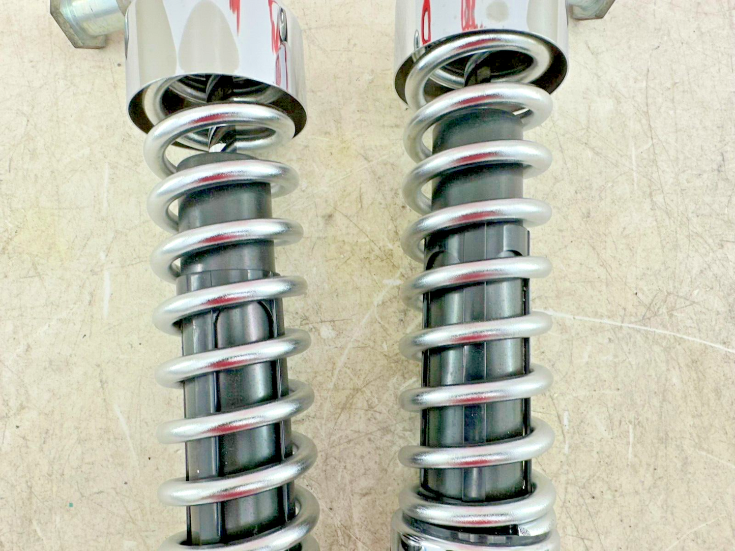 2003 Harley Davidson V Rod VRSCA Chrome Rear Shocks Suspension 12.25"