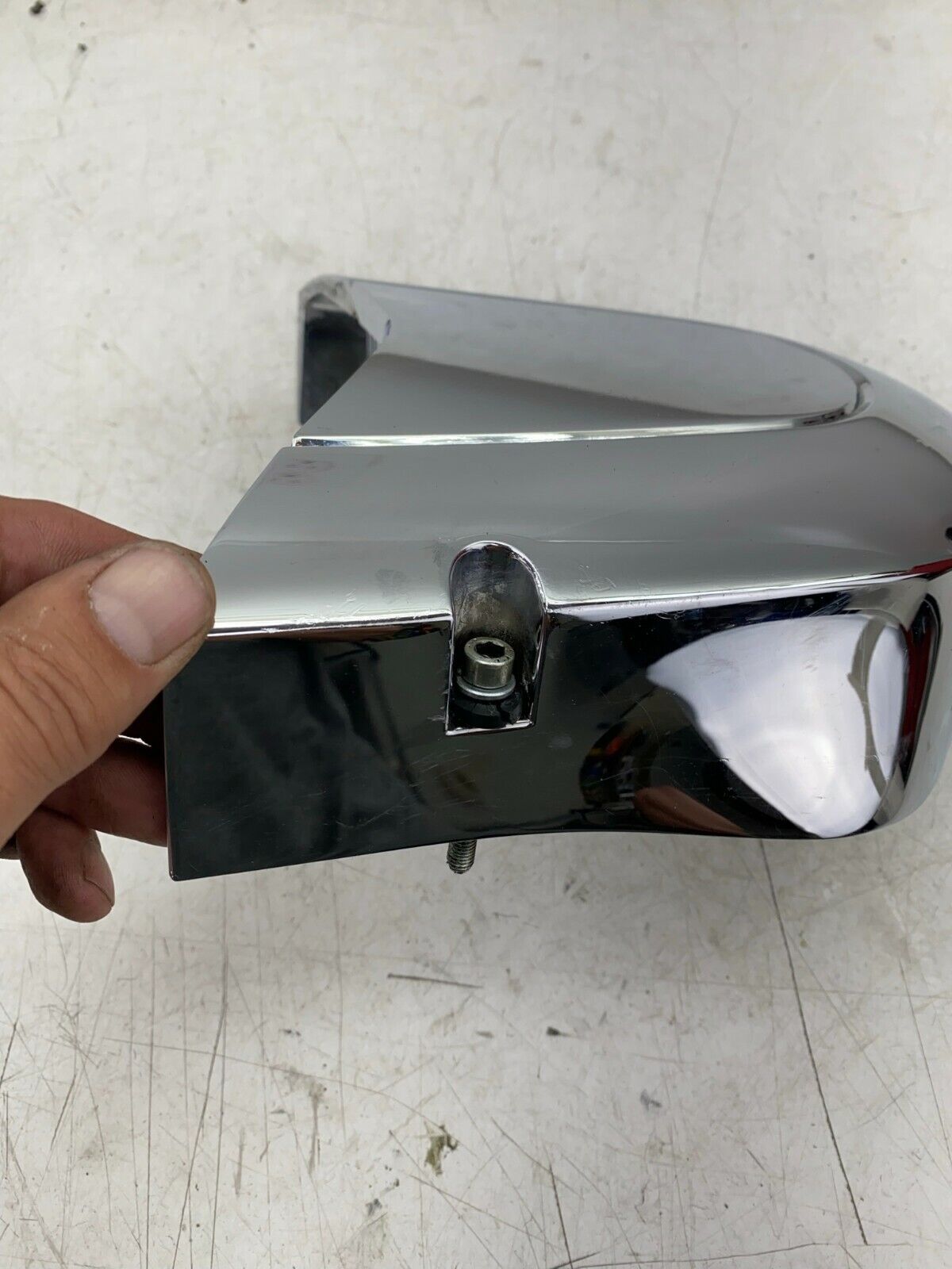 2007 Victory Jackpot Vegas Hammer Judge Kingpin Chrome Engine Pulley Cover Guard