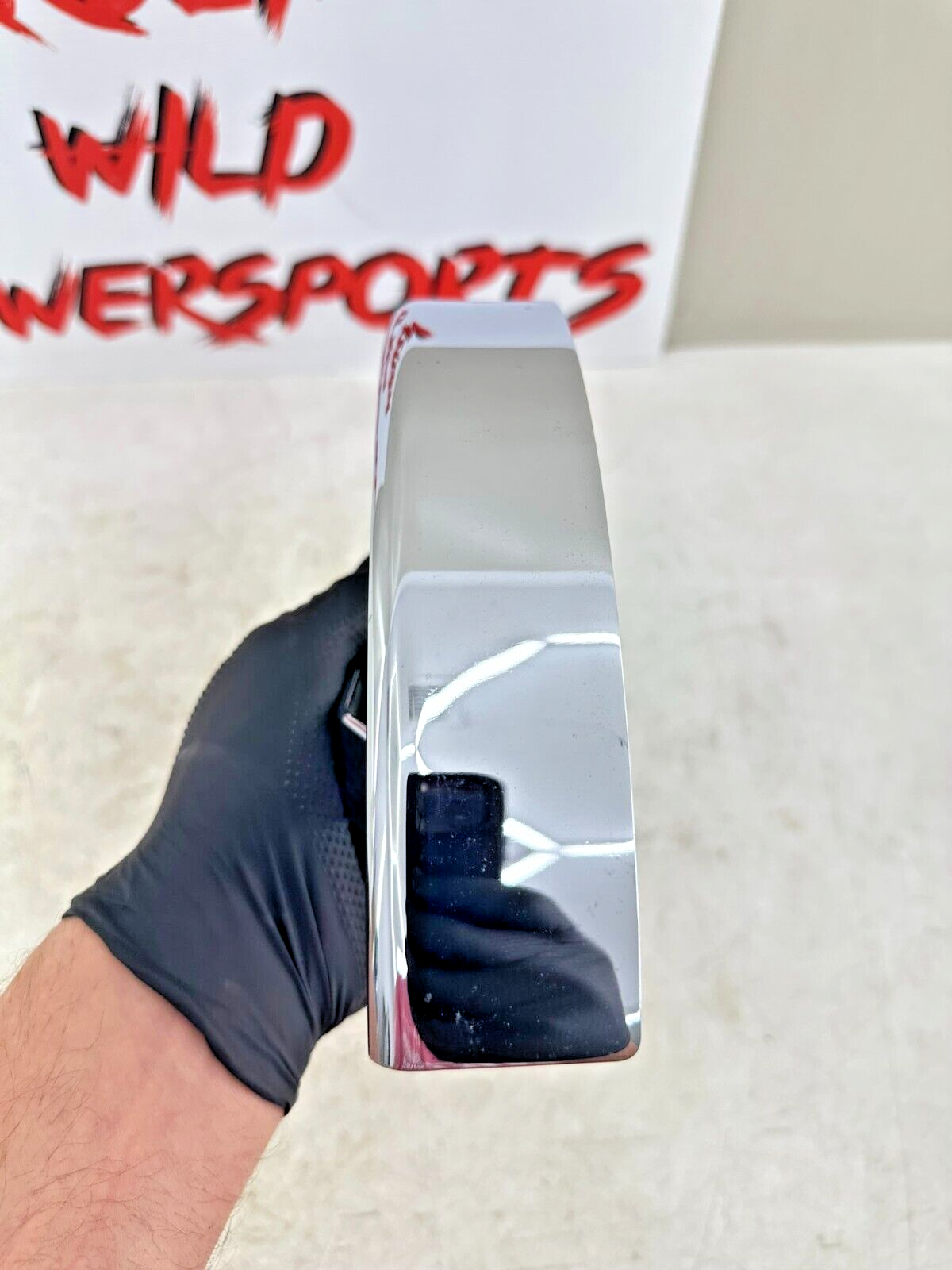2002 HARLEY DYNA LOW RIDER Chrome Upper Belt Guard Cover