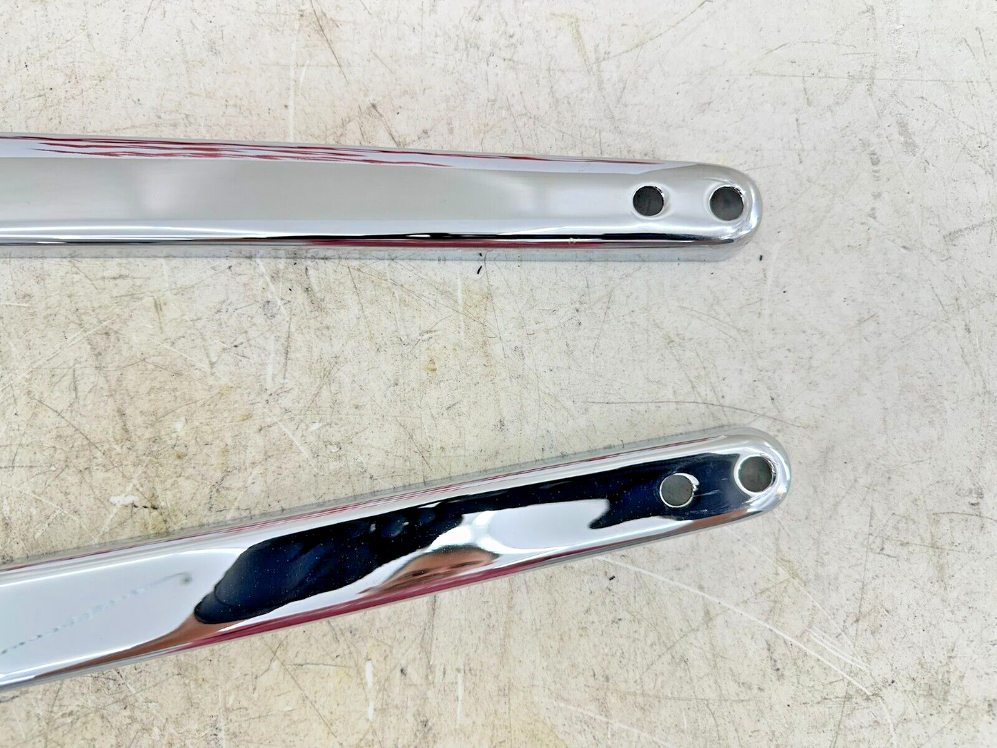 2002 HARLEY DYNA LOW RIDER Chrome Rear Fender Frame Strut Arm Bars