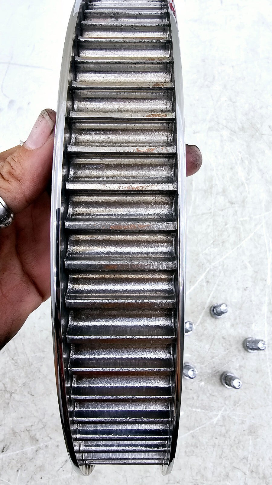 1988 HARLEY SOFTAIL Rear Drive Pulley 70 Tooth Chrome