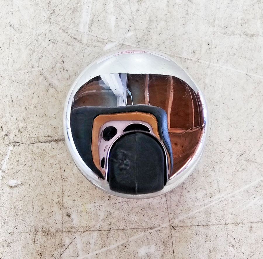 1993 HARLEY SOFTAIL Oil Pressure Sending Unit Chrome Cover