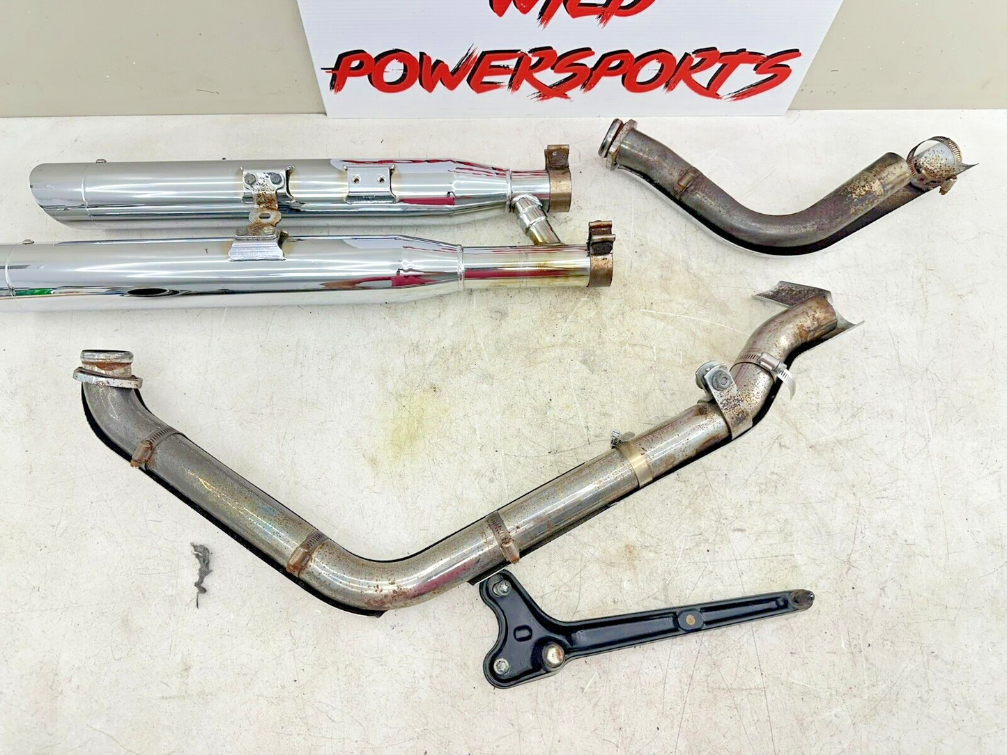 2002 HARLEY SOFTAIL Cobra Exhaust System Header + Muffler