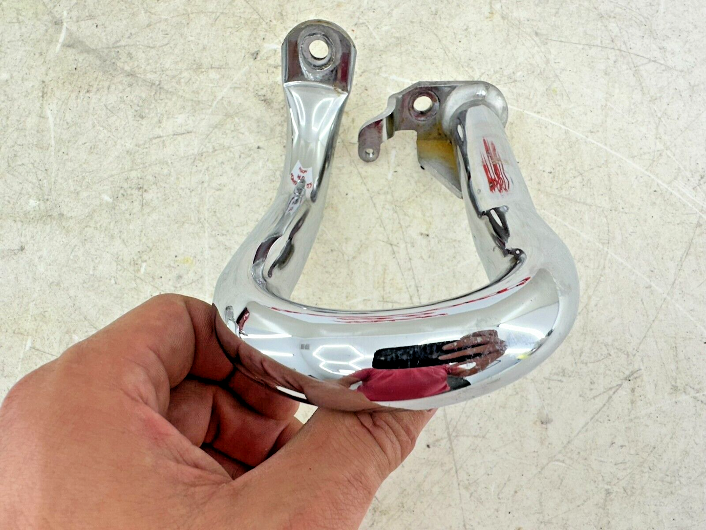 2004 Honda Goldwing GL1800 Right Left Chrome Saddlebag Crash Guard Bars