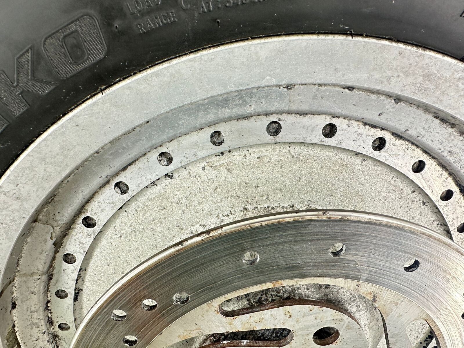 2000 Up HARLEY SOFTAIL Fatboy Solid Front Wheel Rim + Nice Tire 16”