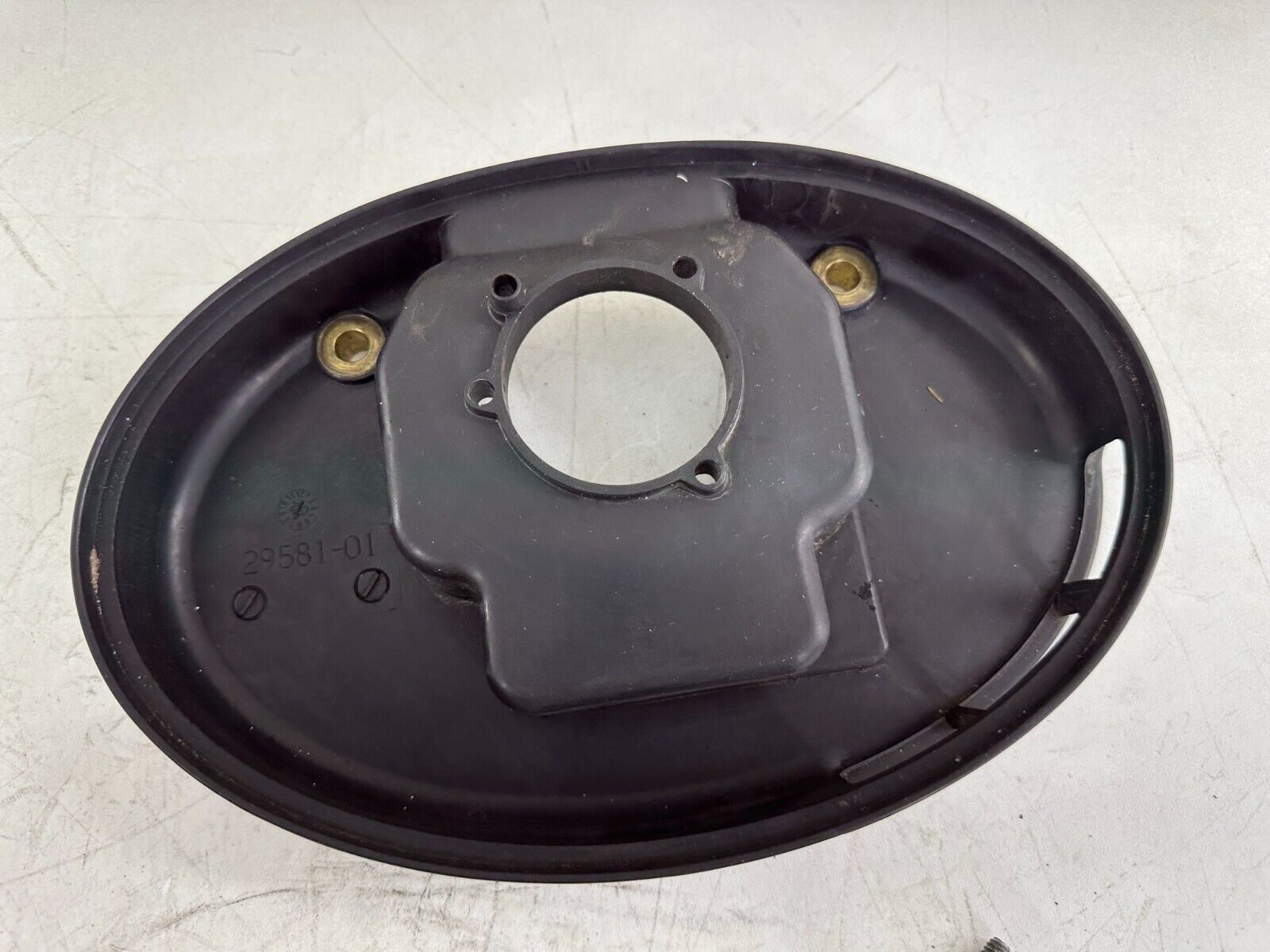 2003 HARLEY DAVIDSON SOFTAIL Air Filter Housing Backing Plate Chrome Cover