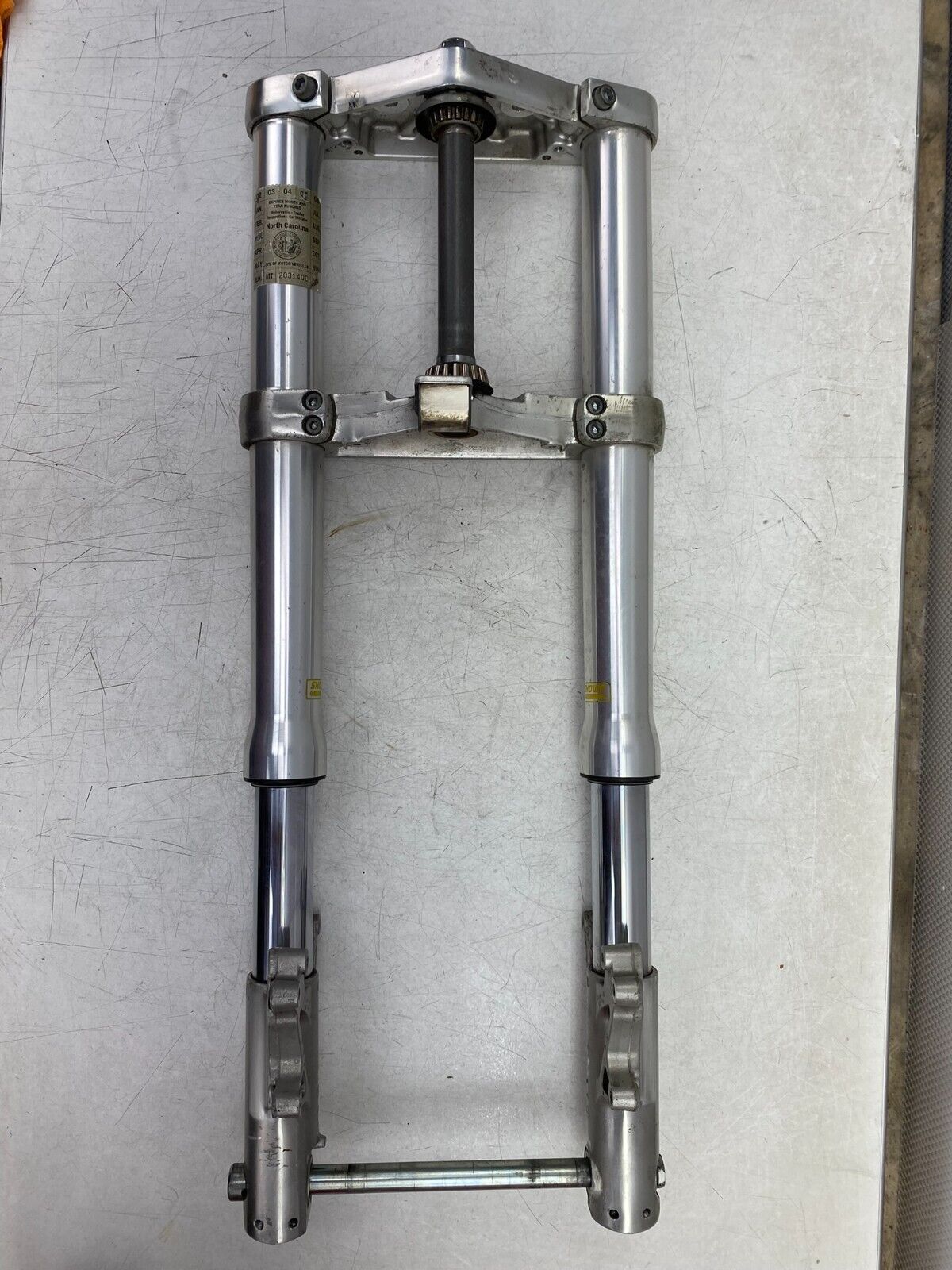 1999 HONDA VALKYRIE INTERSTATE Forks Triple Clamps OEM Straight Nice Shape