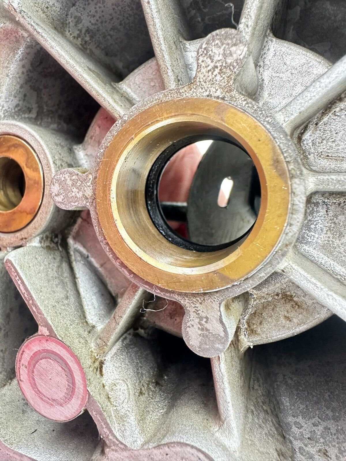 1999 HARLEY SOFTAIL Cam Cover Nose Cone Natural Finish 25266-93B