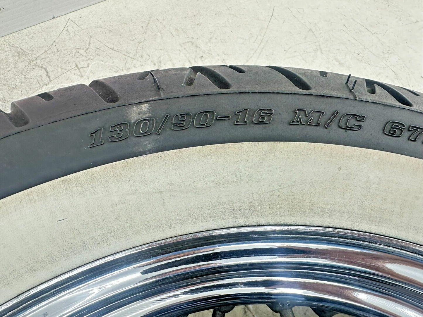 2003 HARLEY ELECTRA GLIDE classic 16x3 Front Wheel Rim Dunlop Tire Rotors