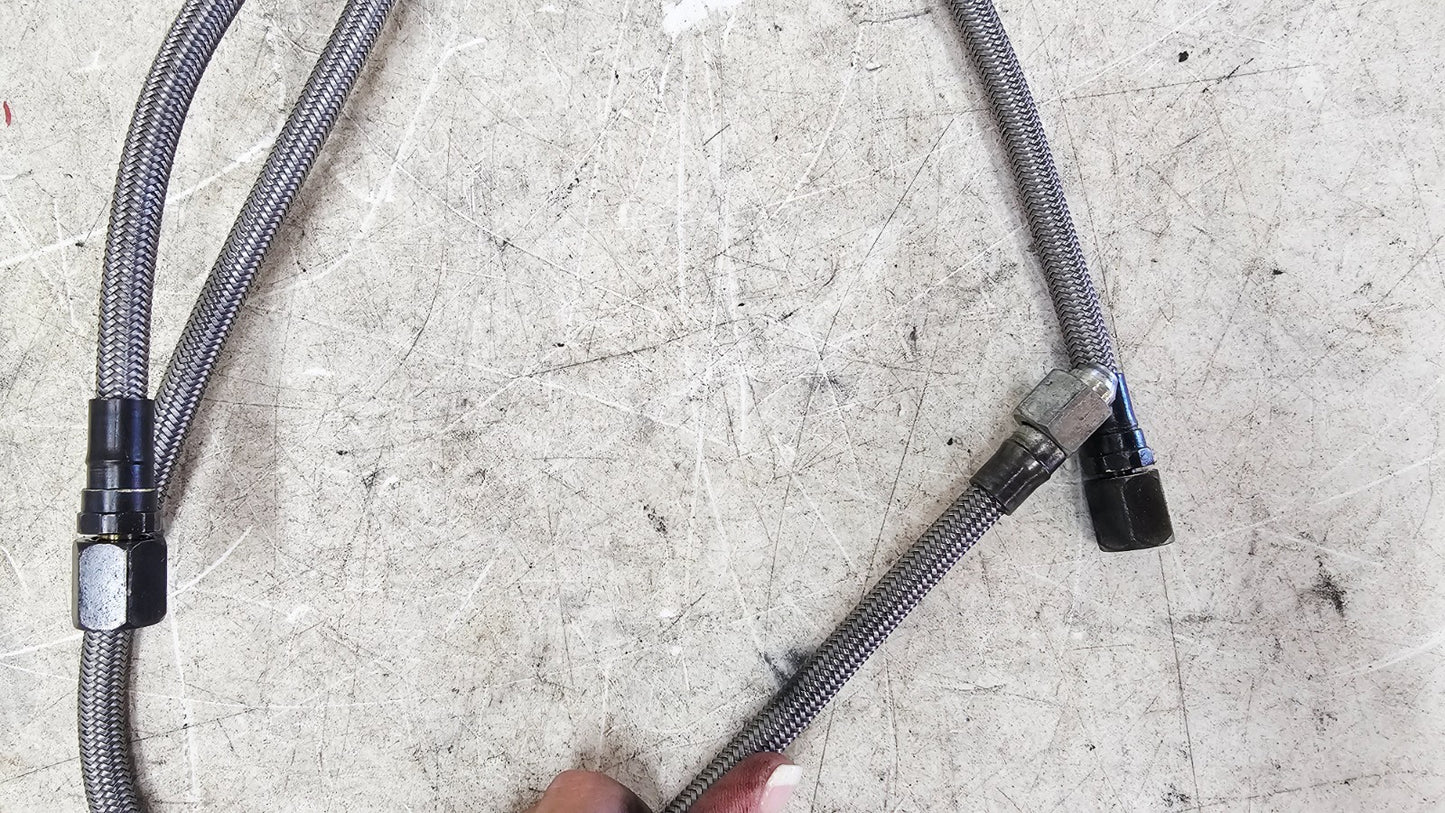 1993 HARLEY SOFTAIL Oil Tank Cannister Reservoir & Hose Line