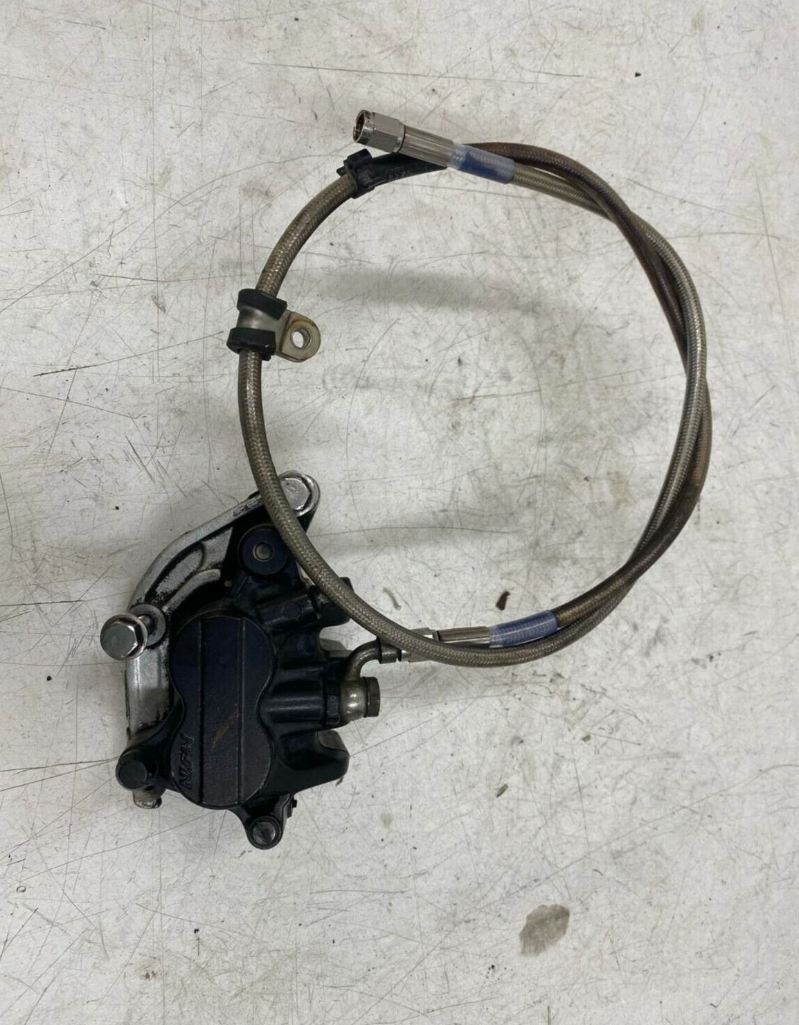 2005 Triumph Bonneville Left Front Brake Caliper Braided Hose Works