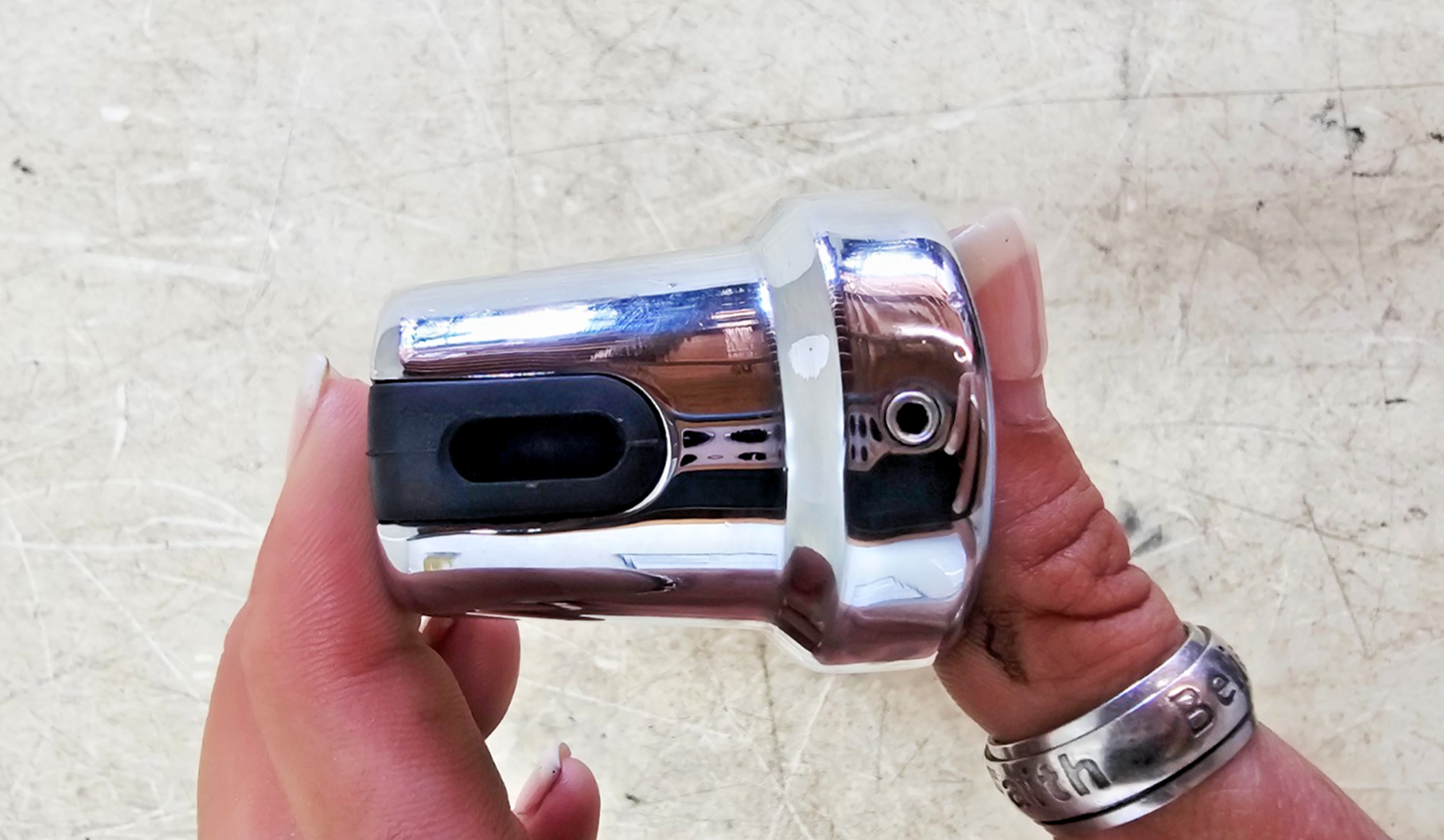 1993 HARLEY SOFTAIL Oil Pressure Sending Unit Chrome Cover