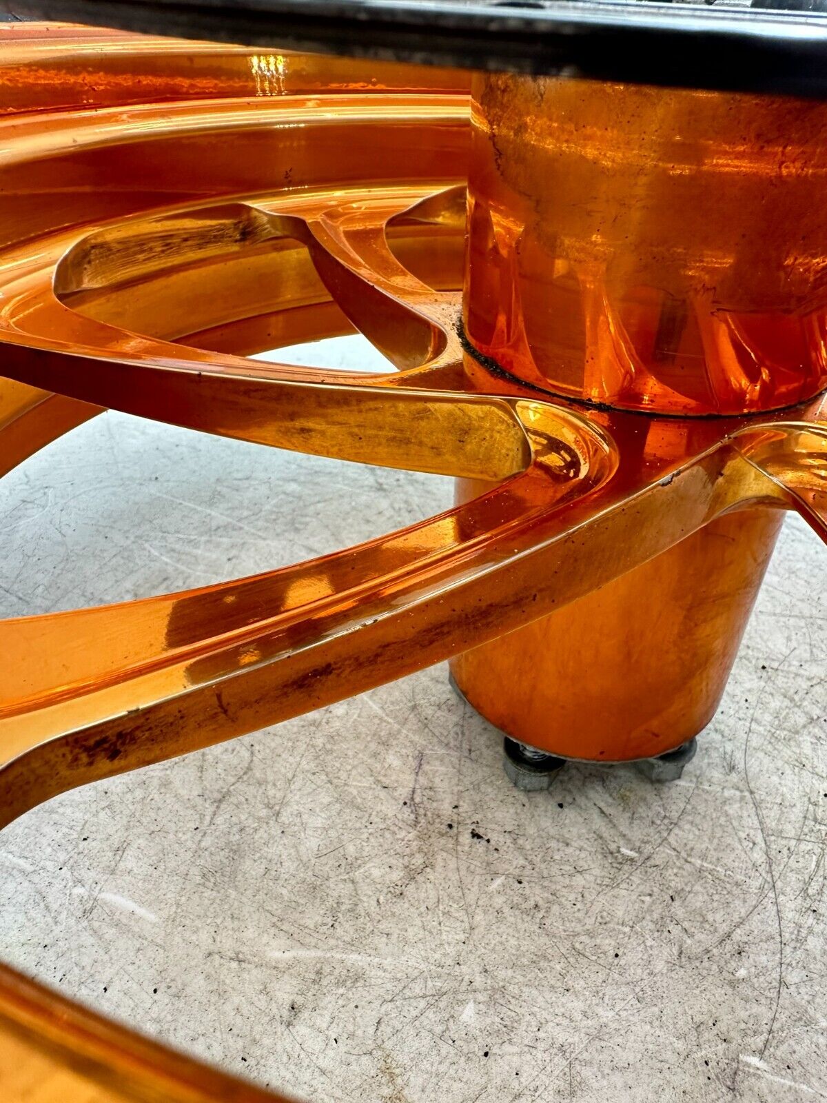 2006 Victory Kingpin 18x5 Rear Wheel Rim/Orange