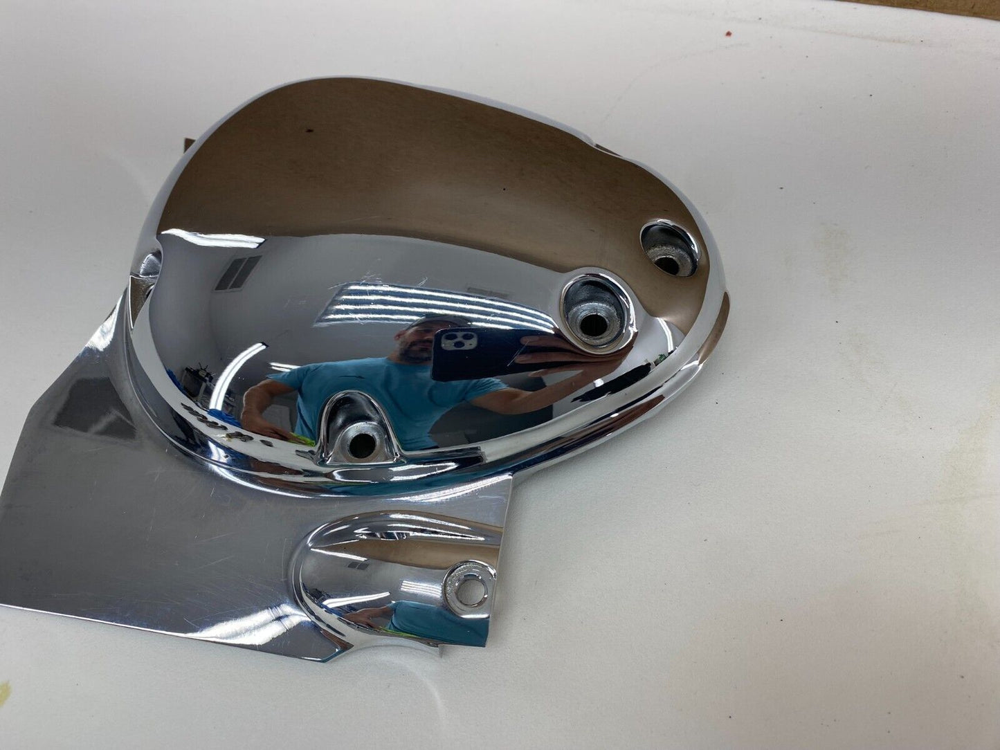 2005 YAMAHA ROYAL STAR 1300 XVZ1300CT Tour Deluxe Chrome Left Side Engine Cover