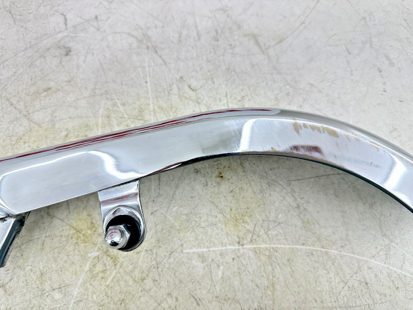 1999 HARLEY SOFTAIL Chrome Upper Belt Cover Guard + Plastic Cover