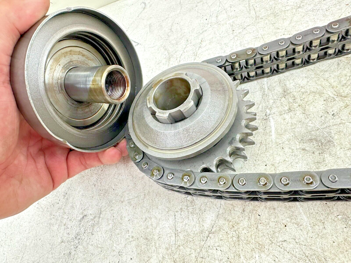 2002 HARLEY SOFTAIL 95-06 Complete Primary Clutch Compensator Chain