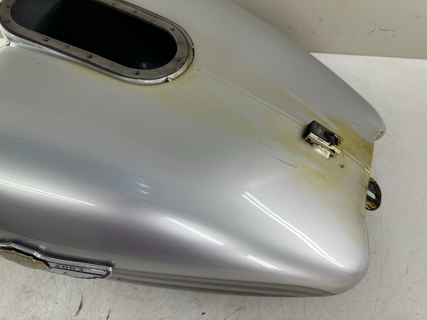 2003 HARLEY FLH ELECTRA GLIDE 100TH ANNIVERSARY PAINT GAS FUEL TANK w/ BADGES