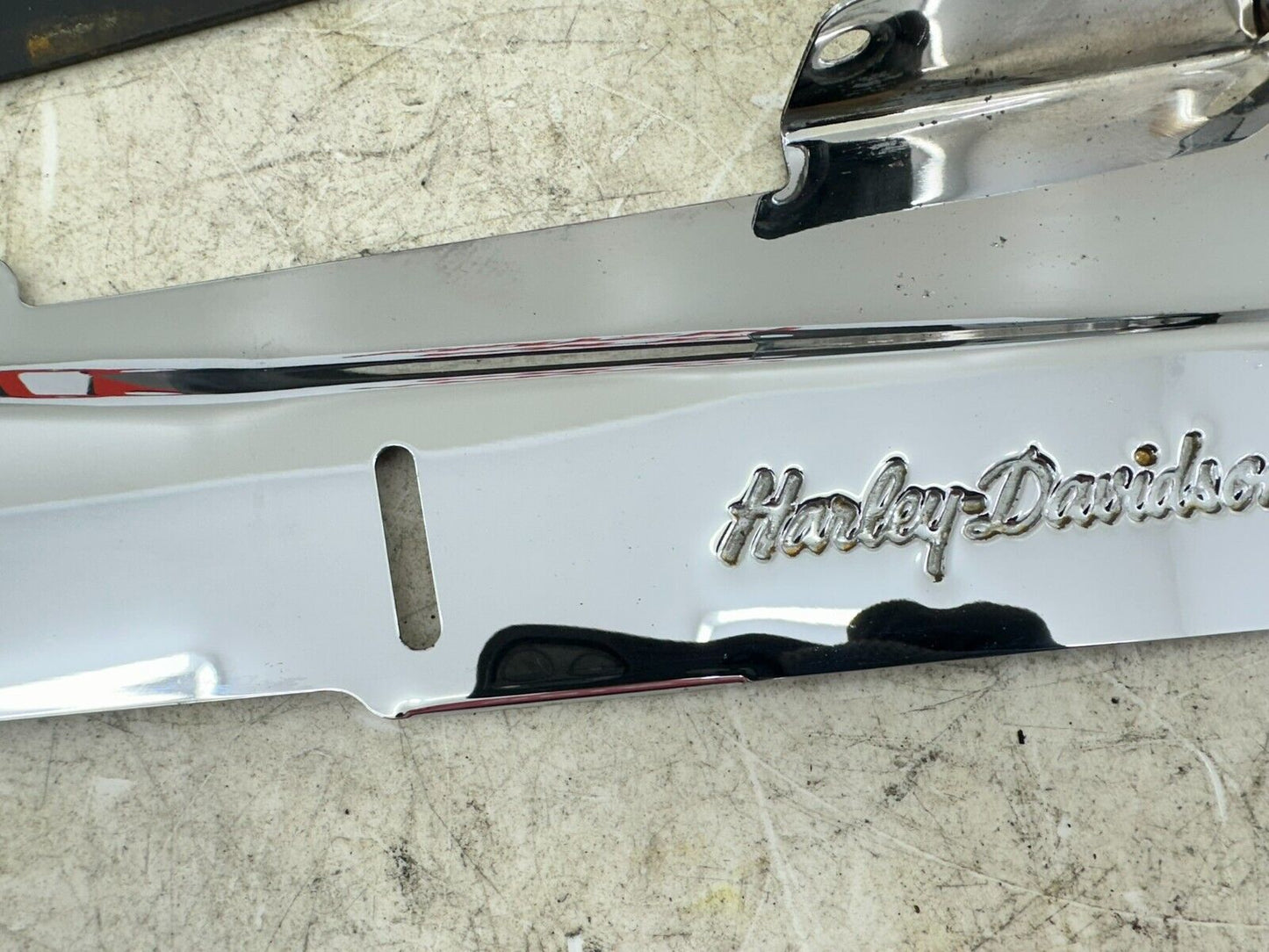 2002 HARLEY DYNA LOW RIDER Chrome Lower Belt Cover + Plastic Guard