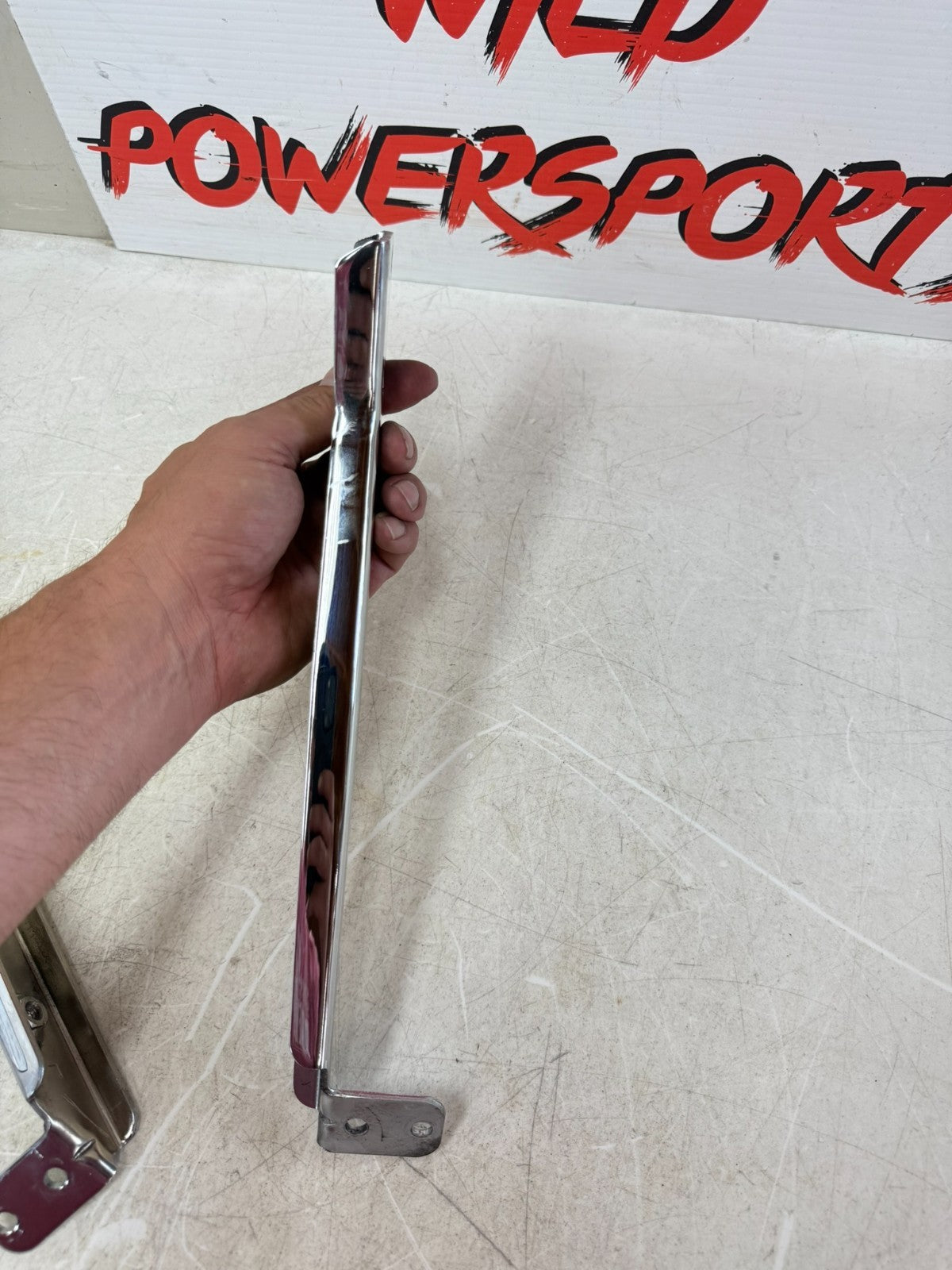2003 HARLEY ELECTRA GLIDE Rear Fender Frame Strut Arm Bars Chrome