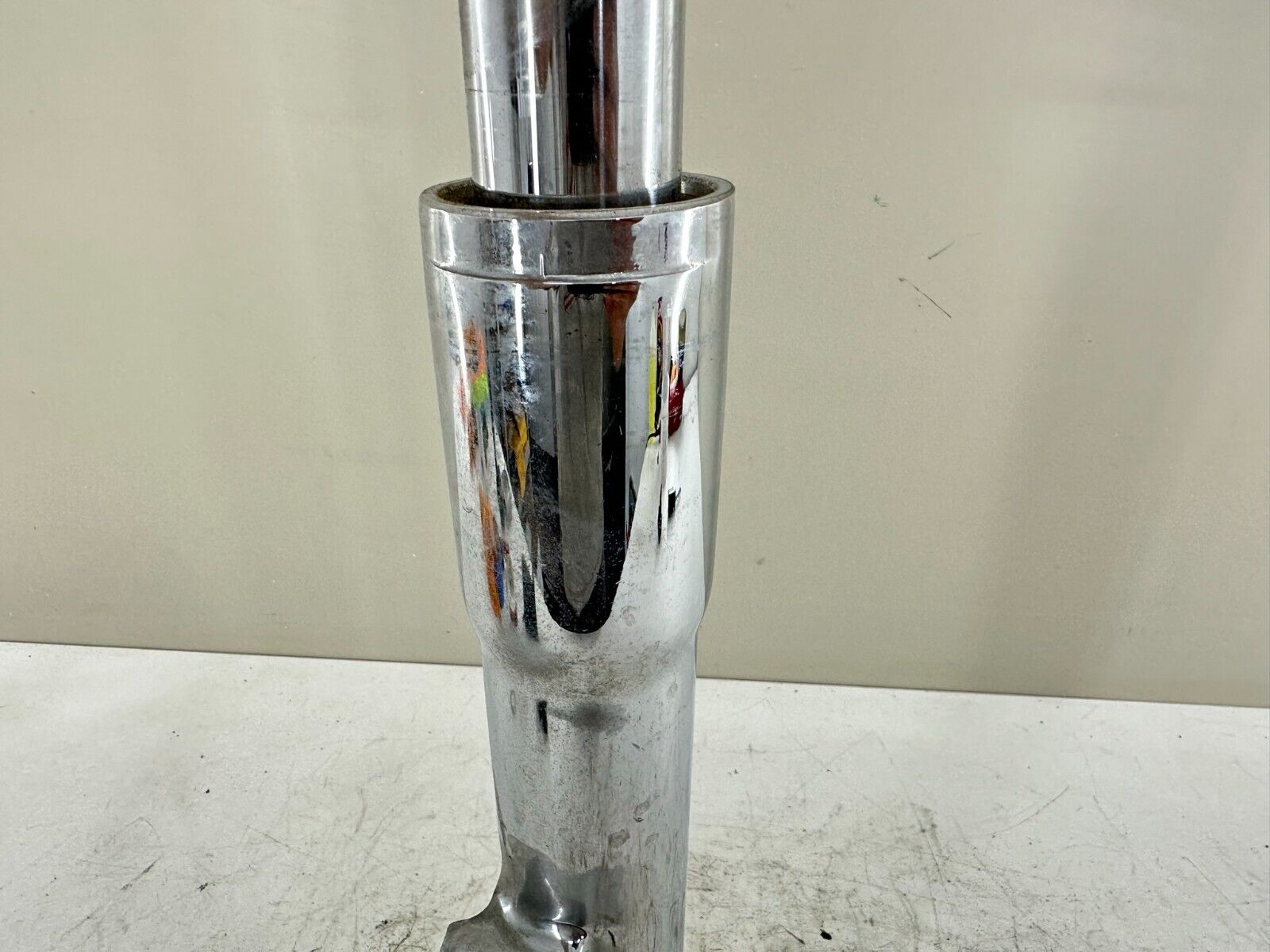 1999 HARLEY DAVIDSON SOFTAIL Front Fork Tube Chrome Lower ^Bent^ DAMAGED